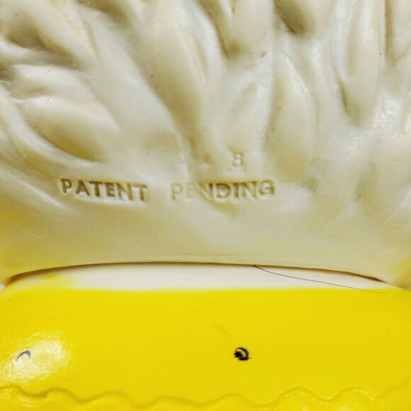 VTG 1962 Rubber Bear w/Fur Ears Edward Mobley The Arrow Rubber Co. No Squeaking - Picture 15 of 16